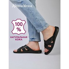 Шлепанцы Alessio Nesca, размер 40, черный