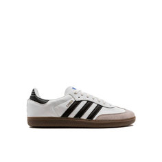 Кроссовки adidas Samba OG, размер 13 US (Мужские размеры Adidas US), серебристый