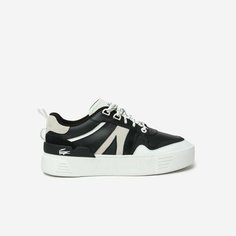 Кеды LACOSTE, размер T4, черный/белый