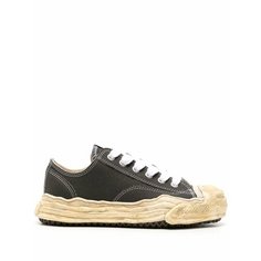 Кроссовки MAISON MIHARA YASUHIRO Hank VL OG Sole Canvas, размер 42 EU, зелeный