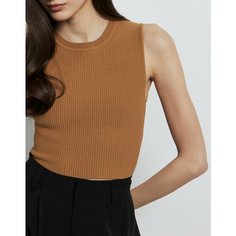 Кроп-топ Gloria Jeans GJ BLACK, размер XS (38-40), светло-коричневый