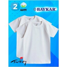 Футболка BAYKAR, размер (13-14)7, белый