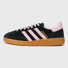Кеды adidas Originals Handball Spezial W, полнота F, размер 8 UK, Core Black/Clear Pink/Gum