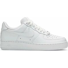 Кроссовки NIKE Air Force 1 07 Low, полнота A (US)/ на узкую стопу, размер 38,5 EU (24,5 cm), белый