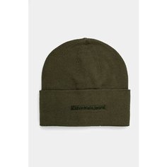 Шапка бини CALVIN KLEIN для мужчин, размер OneSize, темно-зеленый