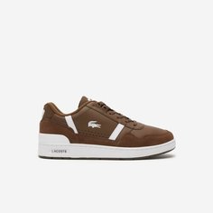 Кеды LACOSTE, размер T7, коричневый
