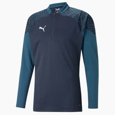 Джемпер PUMA teamCUP Training 1/4 Zip Top, размер M, , темно-синий