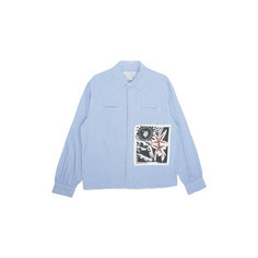 Рубашка Jungles Jungles Expect Nothing LS, размер XS, blue/white