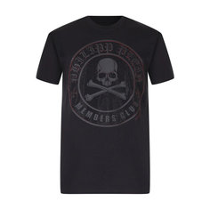 Футболка PHILIPP PLEIN, размер 54, черный