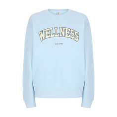 Толстовка Sporty & Rich, размер 46, , голубой