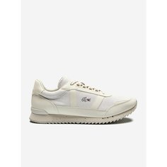 Кроссовки LACOSTE Осень-зима 2024, размер 9, белый