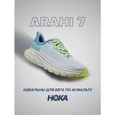 Кроссовки HOKA ONE ONE Arahi 7, полнота D, размер US7.5D/UK6/EU39 1/3/JPN24.5, светло-голубой