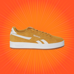 Кеды Reebok Retro Mega, размер 9,5 US, золотой/бежевый/коричневый