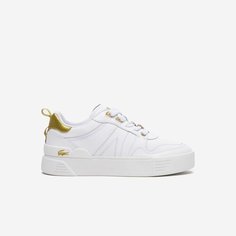 Кеды LACOSTE, размер T65, белый/золотой