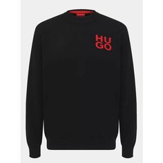 Джемпер HUGO, размер XL, , черный