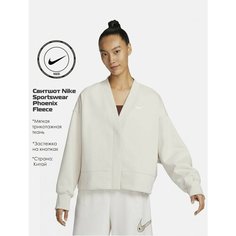Свитшот NIKE Sportswear Phoenix Fleece, размер S, , бежевый