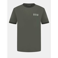 Футболка EA7 EMPORIO ARMANI, размер M, хаки