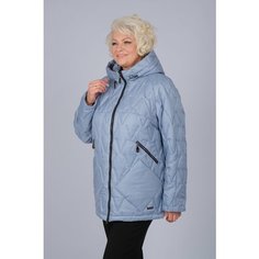 Куртка Karmelstyle, размер 52, серо-голубой