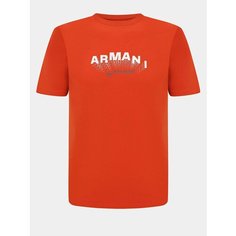Футболка Armani Exchange, размер XL, оранжевый