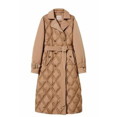 Пальто Twinset Milano, размер 42, бежевый