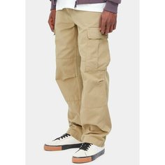 Брюки палаццо carhartt, размер 42, бежевый