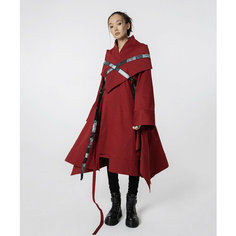 Плащ Katami Wear, размер OneSize, бордовый