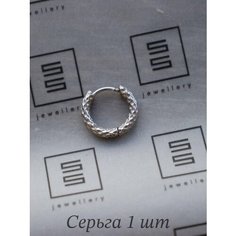 Серьги конго SensualSteel.BRAND, серебро