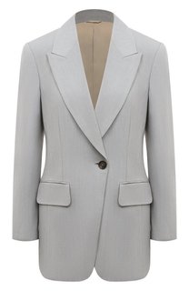 Жакет из вискозы и льна Brunello Cucinelli