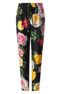 Шелковые брюки Dolce & Gabbana
