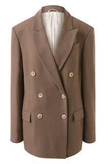 Жакет из вискозы и льна Brunello Cucinelli