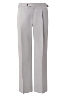 Брюки из шерсти и хлопка Corneliani