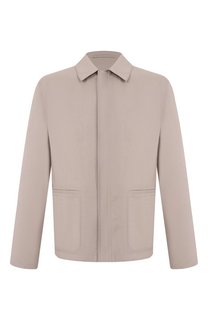 Куртка из хлопка и шелка Corneliani