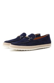 Замшевые лоферы Tod’s Tods
