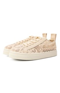 Текстильные кеды Lauren Chloé