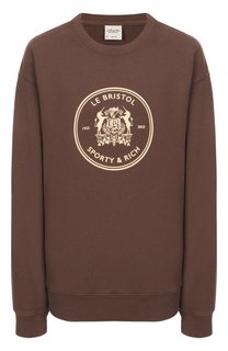 Хлопковый свитшот Sporty & Rich x Le Bristol Paris Sporty and Rich
