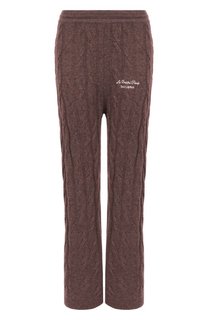 Брюки из кашемира и шерсти Sporty & Rich x Le Bristol Paris Sporty and Rich
