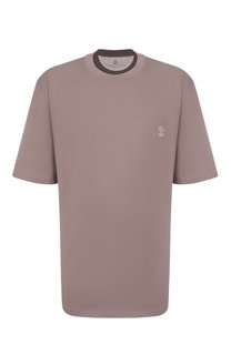 Хлопковая футболка Brunello Cucinelli