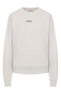 Хлопковый свитшот A.P.C. x ASICS A.P.C.