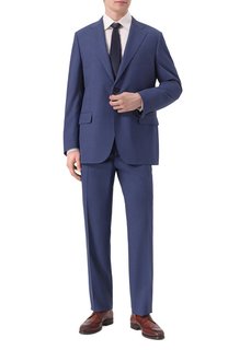 Костюм из шерсти и шелка Canali