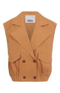 Хлопковый жилет Erika Cavallini