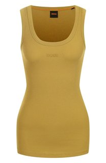 Хлопковая майка BOSS Orange
