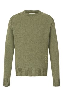 Свитер из хлопка и шерсти Jil Sander