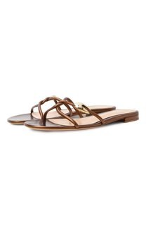 Кожаные шлепанцы Gianvito Rossi