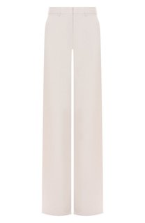 Брюки из хлопка и льна Max Mara Studio