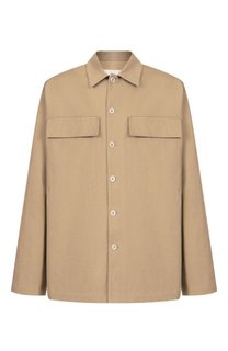 Хлопковая куртка-рубашка Jil Sander