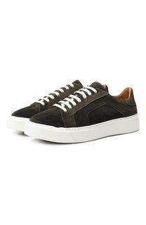 Замшевые кеды Kiton
