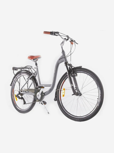 Велосипед Alpinebike Costa, M, 26", городской, 7 скоростей, серый, Серый