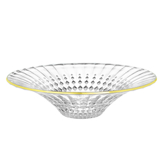 Ваза для фруктов Bohemia Design "Lady Diamond Eclat" голд 36 см