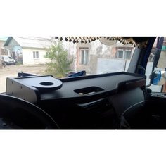 Стол-полка на торпеду грузового автомобиля для KAMAZ 5490 Neo С подстаканником Автостиль