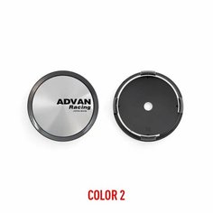 4 шт./лот, 75 мм, колпаки для центральной ступицы колес автомобиля для ADVAN Racing WHEEL, эмблема, логотип, аксессуары для стайлинга автомобилей, COLOR 2 нет